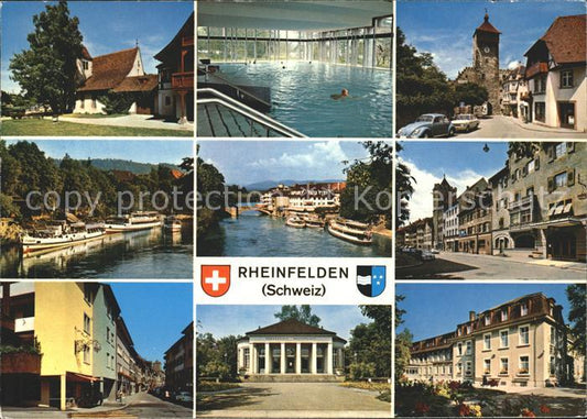 11703329 Rheinfelden AG Vues locales et partielles de la piscine des navires du Rhin Rheinfeld