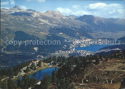 11703332 St Moritz GR et Hahnensee Panorama Berghaus Hahnensee St. Moritz