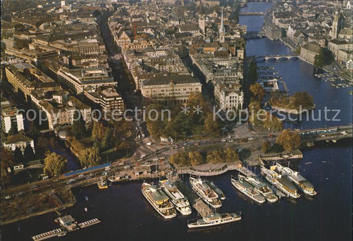 11703388 Zuerich B?rkliplatz Fliegeraufnahme Zuerich