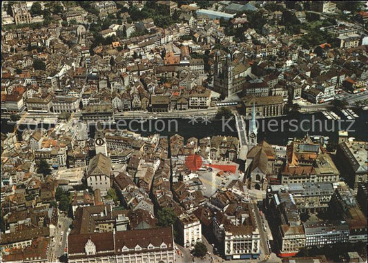 11703480 Zuerich Fliegeraufnahme Zuerich