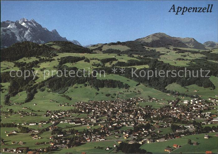 11703626 Appenzell IR avec image d'avion Saentis Appenzell