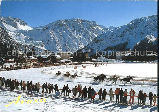 11703739 Arosa GR Courses hippiques sur neige Arosa