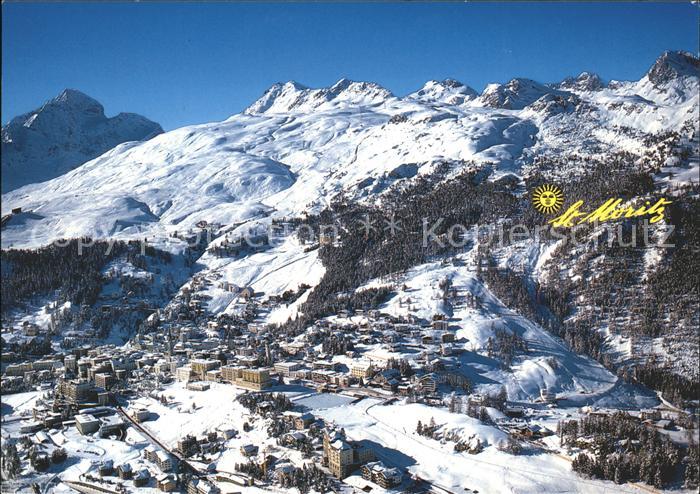 11709970 St Moritz GR avec domaine skiable Corviglia Piz Nair St. Moritz