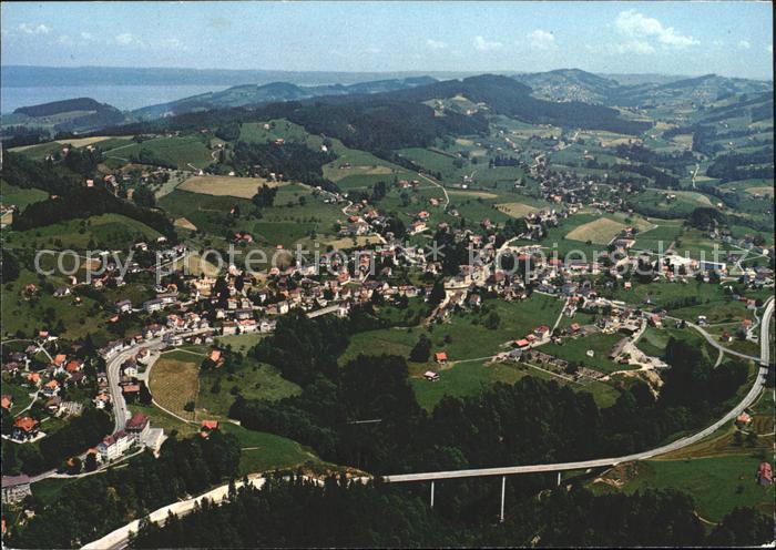 11709972 Teufen Mittelland avec le pont de Leuenbach et le lac de Constance Photo aérienne Teuf