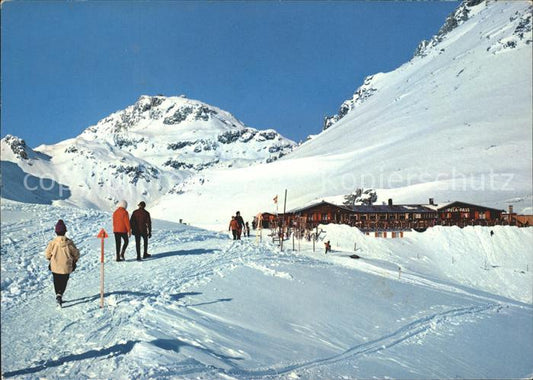 11710284 Davos GR Berghaus Strelapass avec Weissfluh Davos Platz