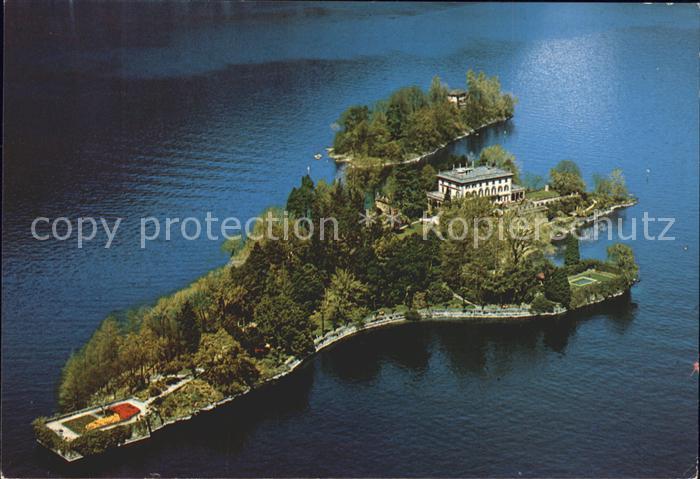 11713210 Brissago TI Isole di Brissago Fliegeraufnahme Brissago