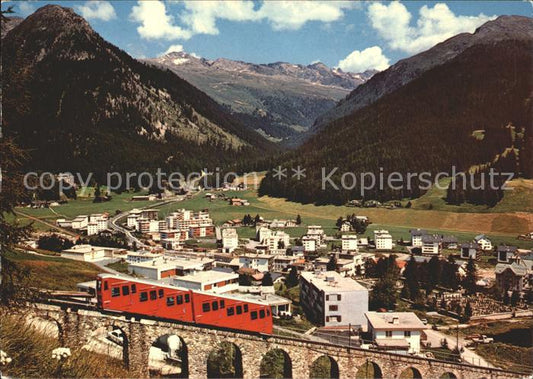 11713446 Davos GR avec Seehorn et Pischahorn Parsenn Bahn Davos Platz