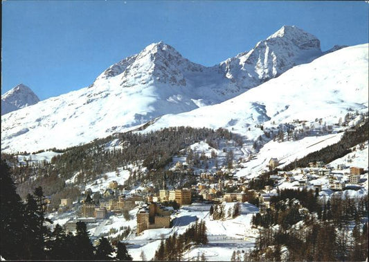 11713576 St Moritz GR avec Piz Albana et Piz Julier St. Moritz