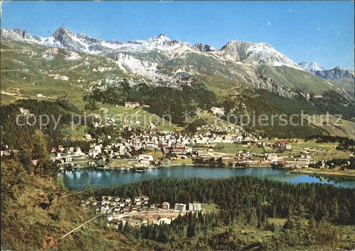 11713764 St Moritz GR Village et Corviglia St. Moritz