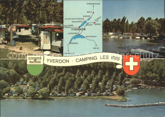 11715812 Yverdon VD Plan de situation du Camping des Iris