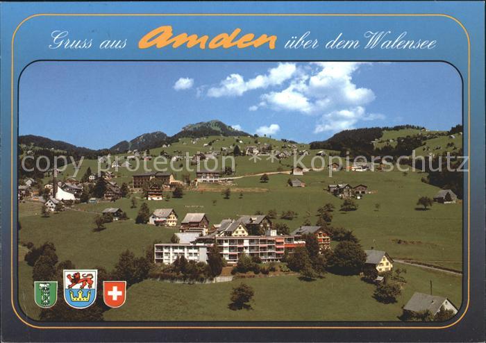 11715861 Amden SG photo aérienne avec Kurhaus Bergruh Betlis