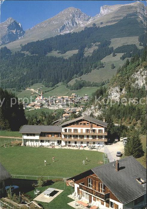 11702105 Jaun Gruyère Photo aérienne Chalet Koerbifluh Maison de vacances Gastlosen Jau