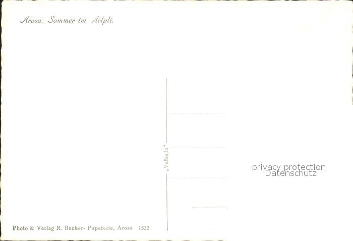 11718748 Arosa GR L'été dans l'Aelpli Arosa