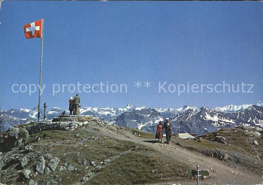 11718867 Arosa GR avec Weisshorn Piz Kesch Piz Palue et Bernina Arosa