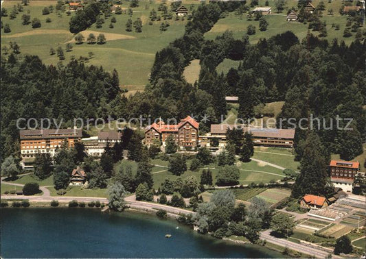 11719029 Oberaegeri Kurhaus Laendli Fliegeraufnahme Oberaegeri