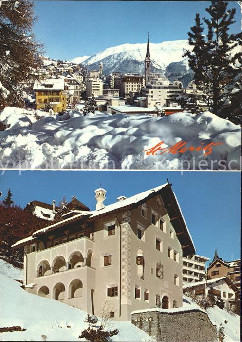 11719185 St Moritz GR Vue locale Musée de l'Engadine St. Moritz