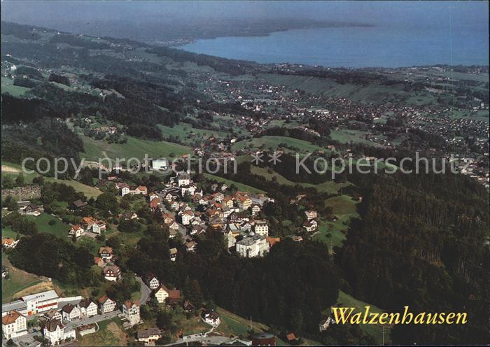 11719240 Walzenhausen AR Fliegeraufnahme mit Bodensee Walzenhausen