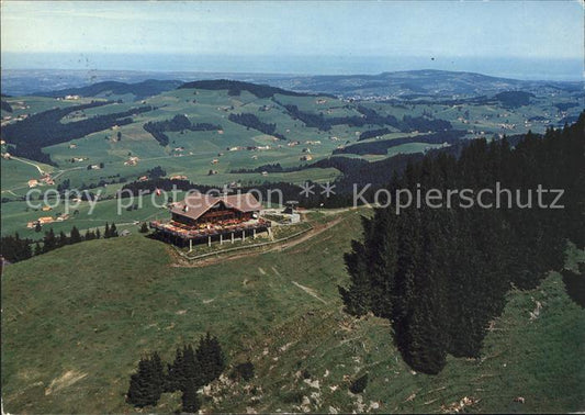 11719254 Schoenengrund AR Berggasthaus Hochhamm mit Bodensee Fliegeraufnahme Sch