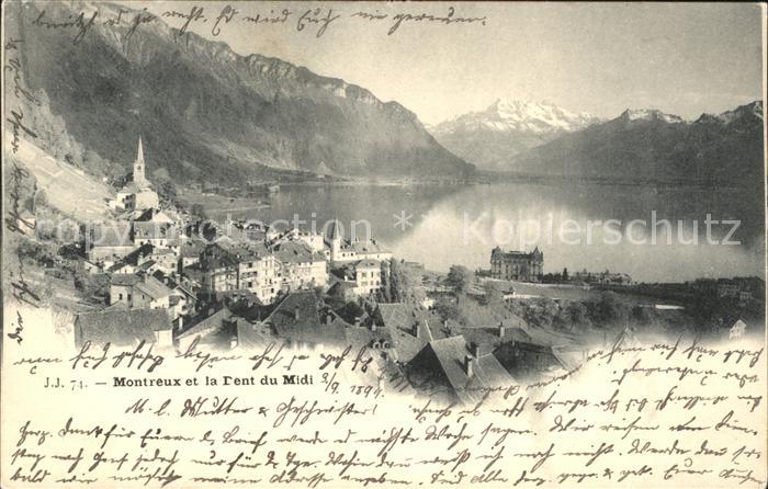 11733155 Montreux VD et la Dent du Midi Montreux