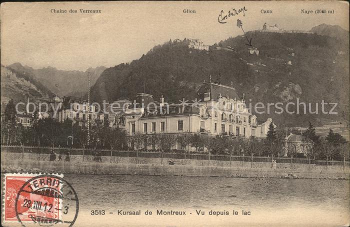 11733268 Montreux VD Kursaal Vu depuis le lac Montreux