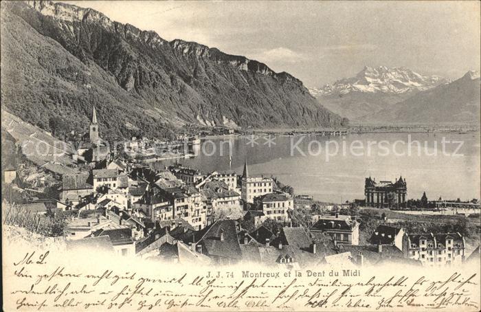 11733309 Montreux VD et la Dent du Midi Montreux