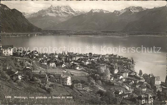 11733369 Montreux VD Vue générale et Dents du Midi Montreux