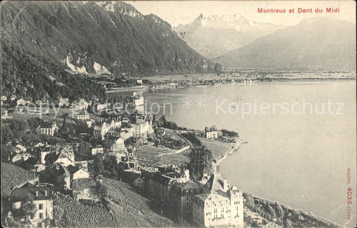 11733388 Montreux VD et Dent du Midi Montreux