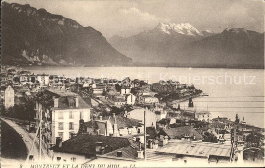 11733390 Montreux VD et la Dent du Midi Montreux