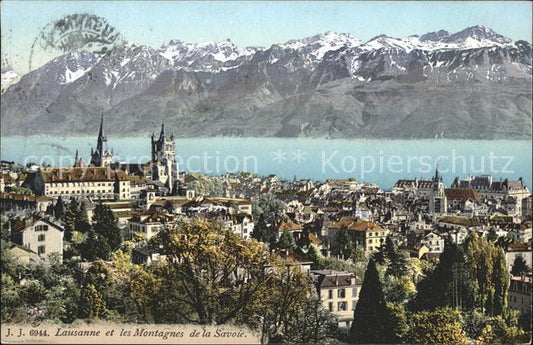 11733448 Lausanne VD et les Montagnes de la Savoie Lausanne