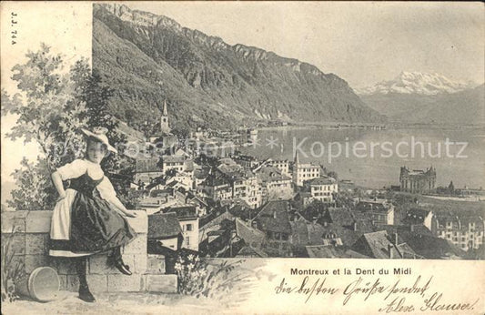 11733479 Montreux VD et la Dent du Midi Montreux