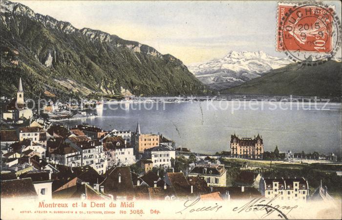 11733518 Montreux VD et la Dent du Midi Montreux