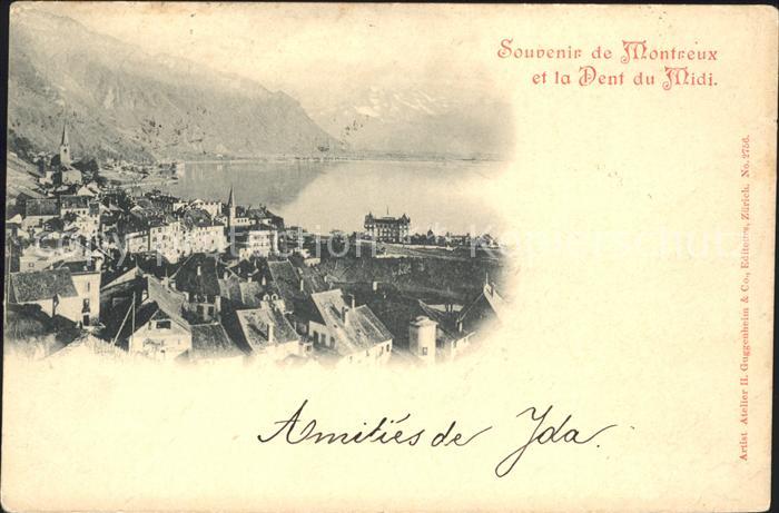 11733572 Montreux VD et la Dent du Midi Montreux