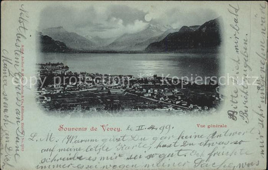 11731739 Vevey VD Vue générale Vevey