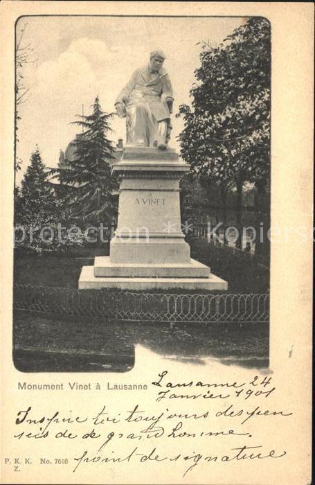 11731821 Lausanne VD Monument Vinet Lausanne