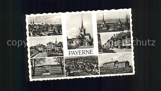 11731839 Payerne Vue partielle Eglise Payerne