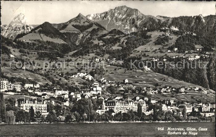 11731841 Montreux VD avec Glion Caux et Rochers de Naye Montreux