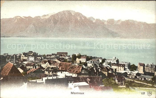 11731956 Montreux VD Panorama Montreux