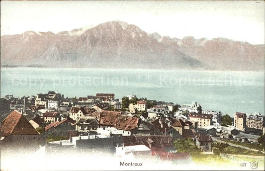 11731963 Montreux VD Vue générale Montreux