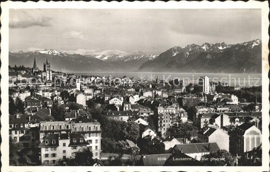 11732010 Lausanne VD Vue générale Lausanne