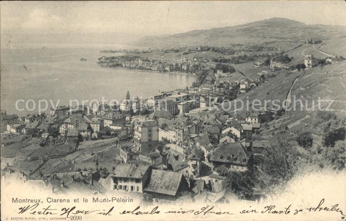 11732060 Montreux VD Clarens et le Panorama du Mont Pélerin Montreux