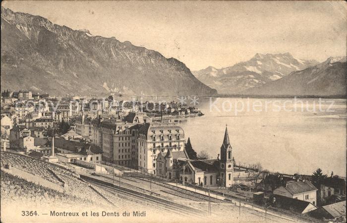 11732071 Montreux VD et les Dents du Midi Montreux