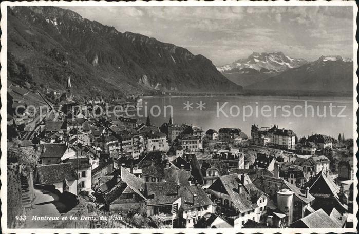 11732088 Montreux VD et les Dents du Midi Montreux