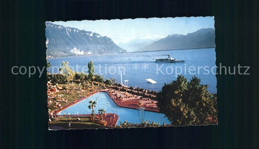 11732120 Montreux VD Panorama Steamer Montreux