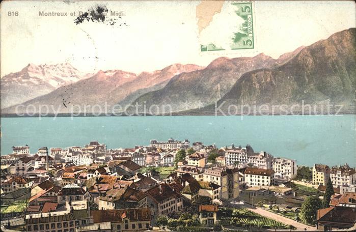 11732126 Montreux VD et Dents du Midi Montreux