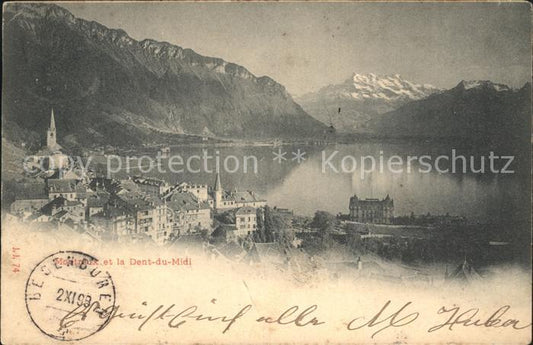 11732158 Montreux VD et la Dent du Midi Montreux