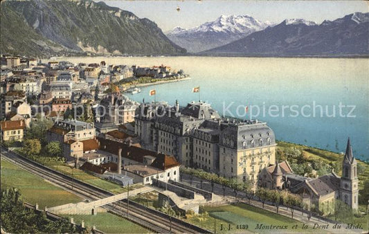 11732178 Montreux VD et la Dent du Midi Montreux