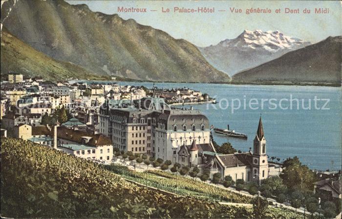 11732184 Montreux VD Le Palace Hôtel Vue générale Montreux