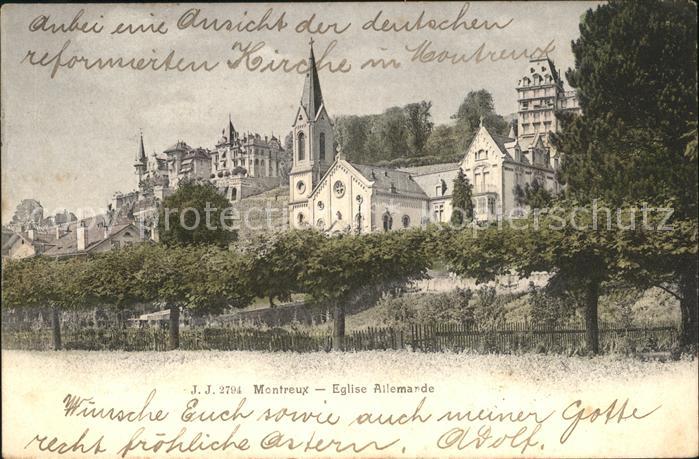 11732191 Montreux VD Eglise Allemande Montreux