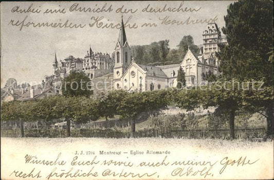 11732191 Montreux VD Eglise Allemande Montreux