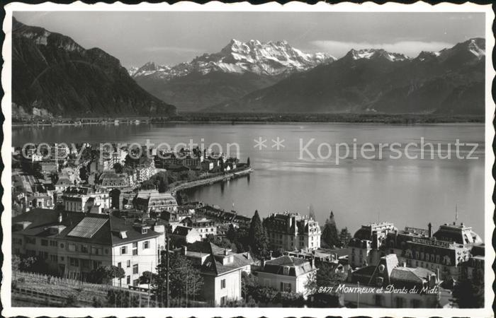 11732193 Montreux VD et Dents du Midi Montreux